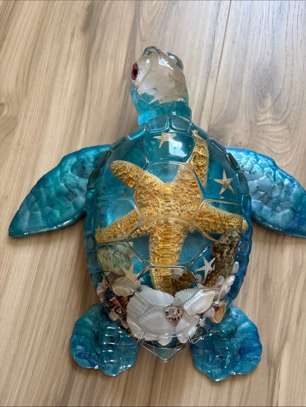 Handmade Blue Turtle